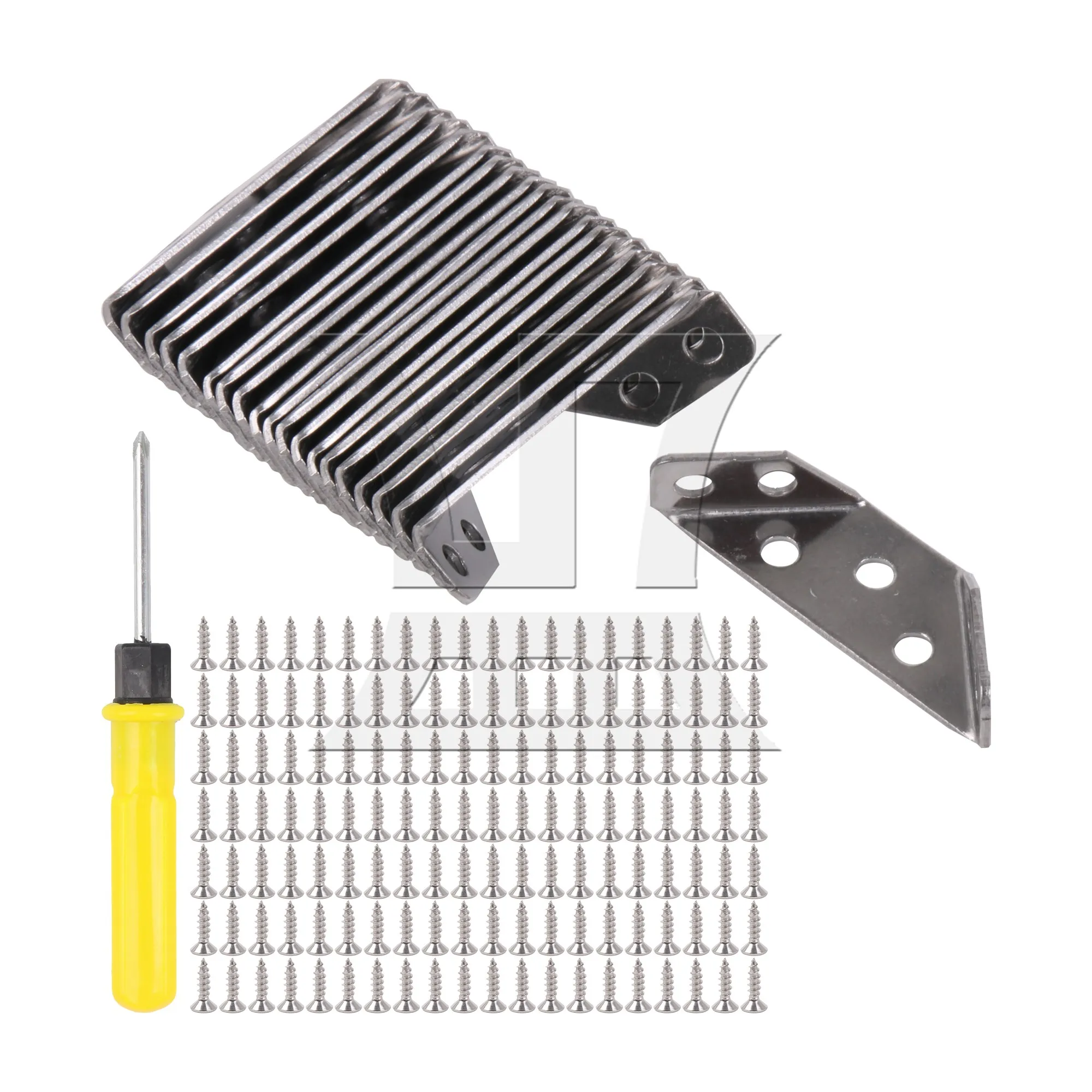 

Многофункциональные треугольные фотообои CNBTR из нержавеющей стали для настольного стула, комплект из 20 штук