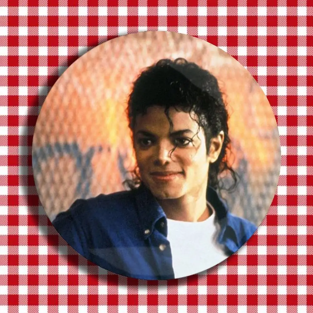 Legend M-Michael J-J Jacksons MJ Laser-Abzeichen Kreative Anstecknadel Brosche für Taschen Kleidung Hüte Deko Geschenke Fans Sammlerstücke – Detail 10