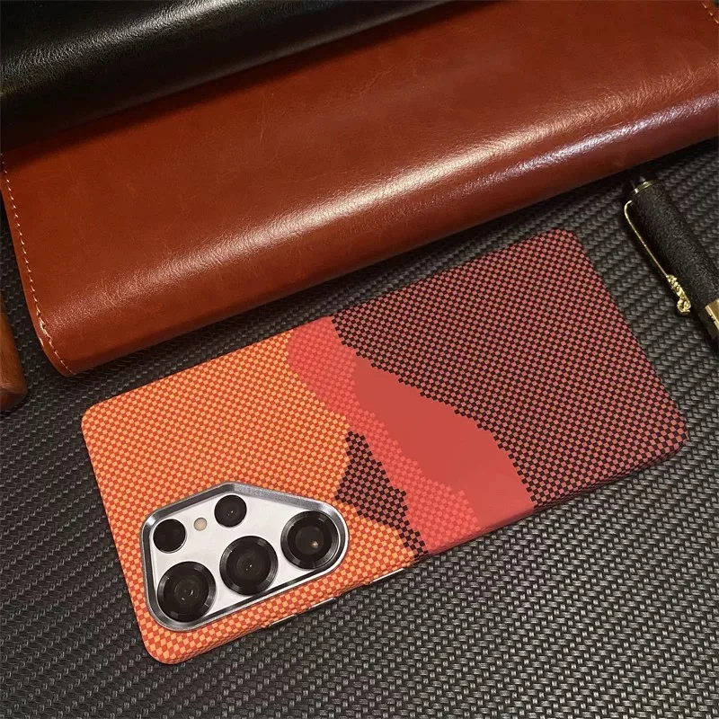 Carbon Fiber Texture MagSafe Phone Case - Magnetic Wireless Charging, Shockproof PC Cover