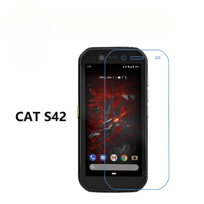 

25 шт. закаленное стекло для защиты экрана CAT S42, прозрачная защитная стеклянная пленка для CAT S42