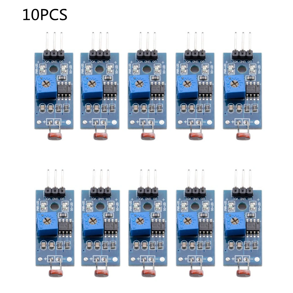 

Photoresistor Module Digital Light Intensity Detection Photosensitive Sensor Module for Arduino UNO 10PCS