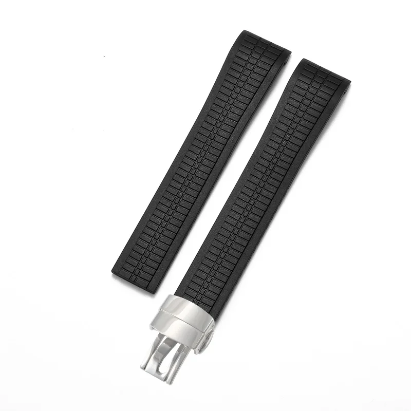Premium Rubber Watch Strap for Luxury Timepieces – 21mm
