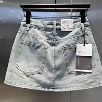 Summer Rhinestone A-line Denim Skirt for Women Star Pattern Zipper Pocket Short Skirts Fashion High-quality Slim Fit Jeans skirt - Image 5