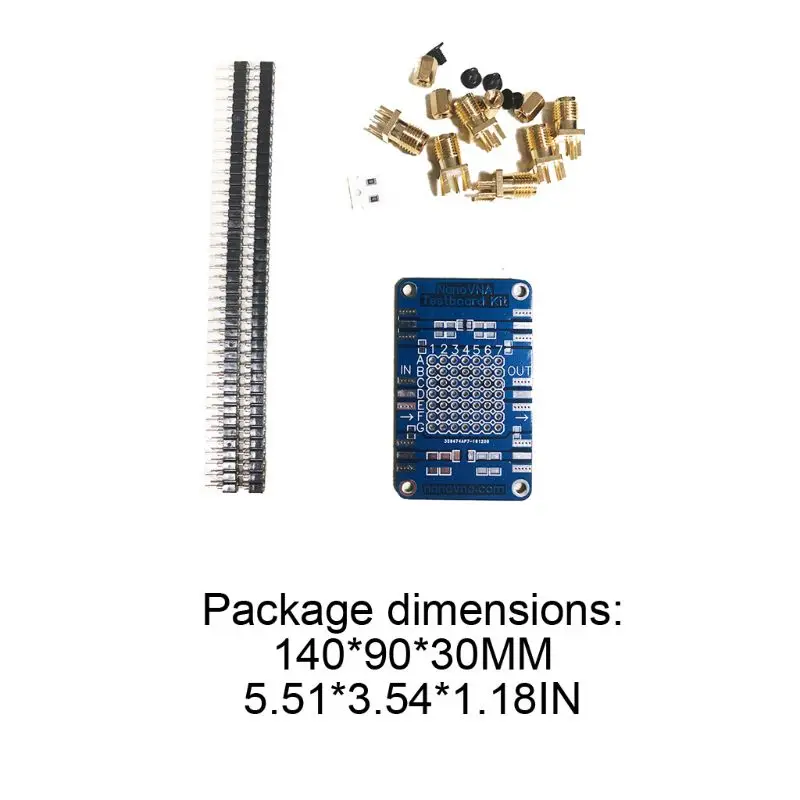 NanoVNA Testboard Web Test Board VNA RF Set Measurement DIP SMT Device Tool Spare Parts