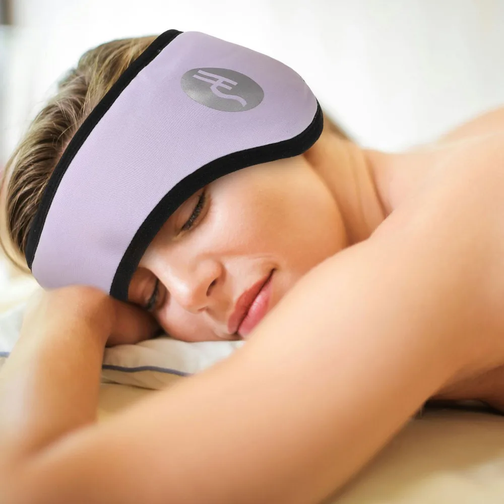 Comfortable Soundproof Sleep Mask with Ear Covers for Noise Reduction and Light Blocking