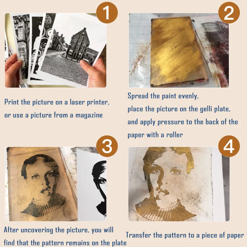 Clear Gelli Print Plate 6