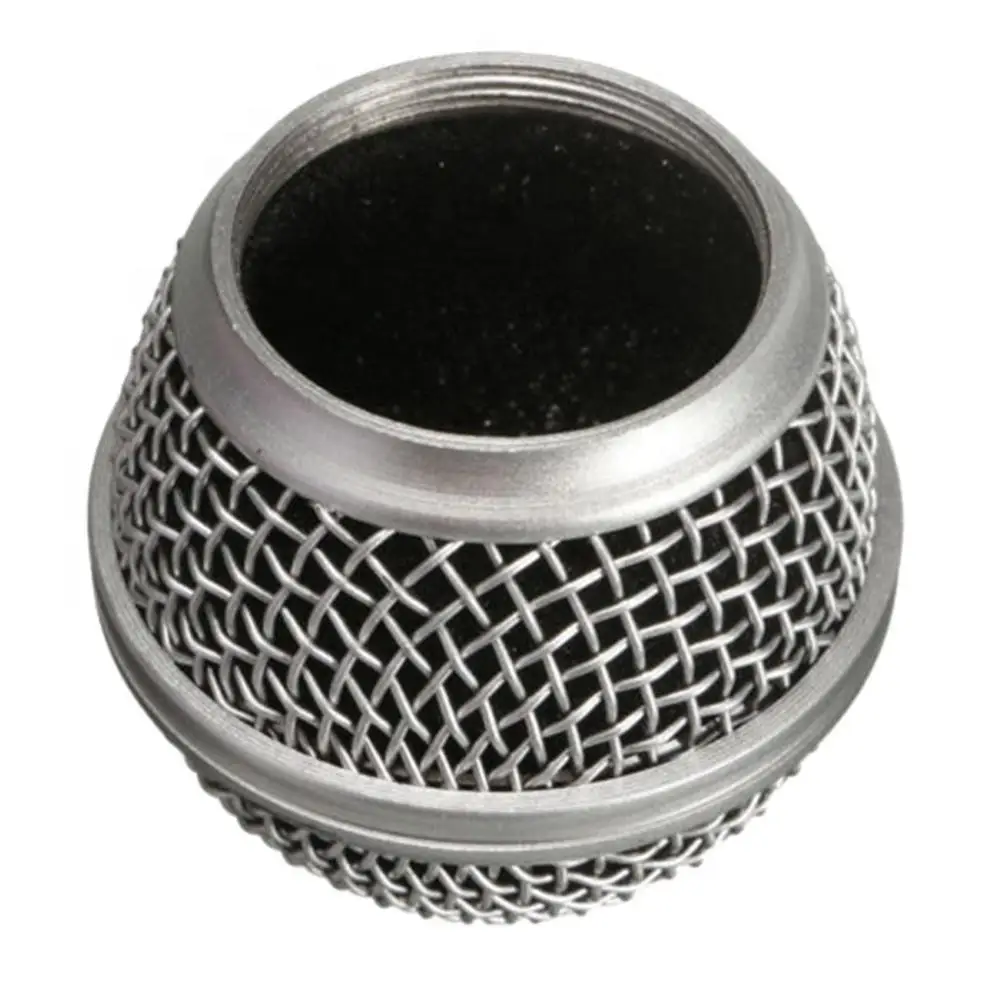 Steel Microphone Grill Mesh Head Accessories for Handheld Microphones