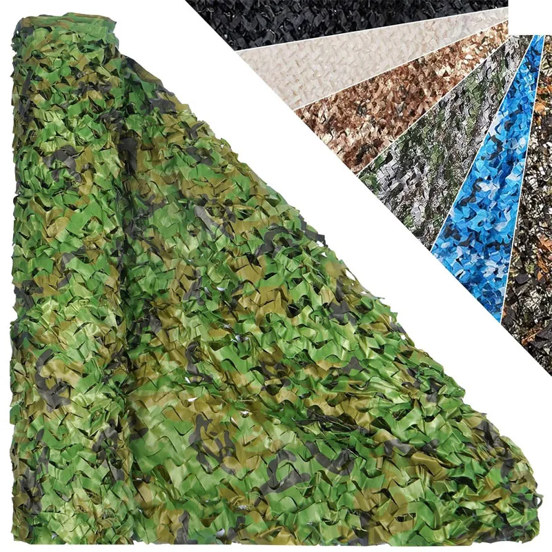 Military camouflage net military uniform camouflage net hunting car tent white blue green black jungle