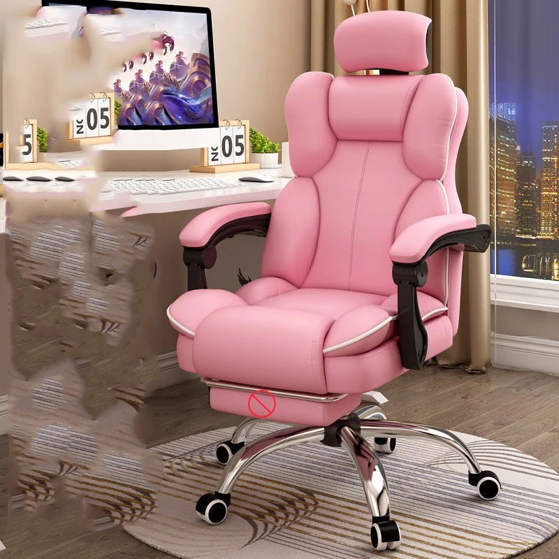 Desktop Relax Rolling Stools Wheel Lounge Designer Modern Vanity Stools Lazy Pedicure Cadeira De Escritorio Meditation Chairs comfortable leather chairs rolling executive mobile barber design chair lazy vanity comfort sillas de oficina office chairs