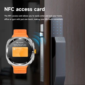 Korea Language For Samsung Galaxy Watch 7 Ultra GPS Compass NFC Smart Watch Outdoor Sport AMOLED BT Call  Galaxy7 Men Smartwatch 5