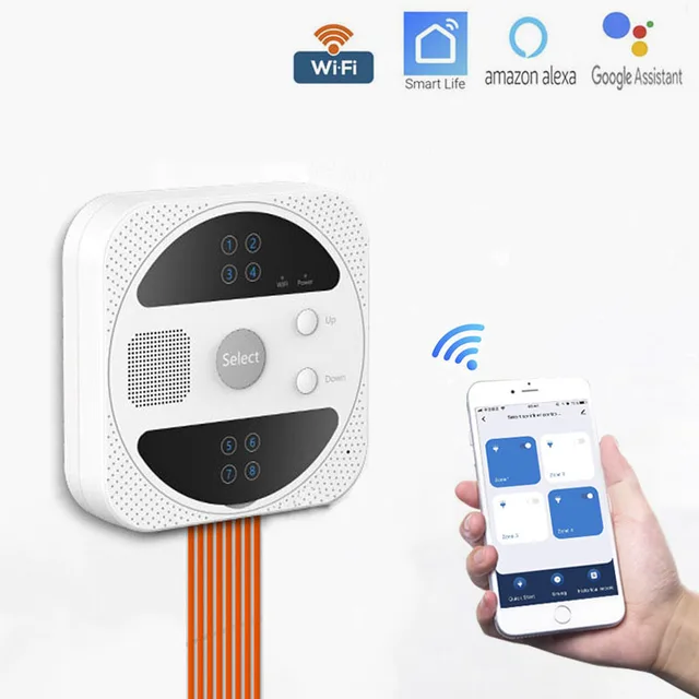 4/6/8-zone Smart Garden Irrigation Controller WiFi Watering Timer Irrigation Water Solenoid Valve Programmable Drip Water System