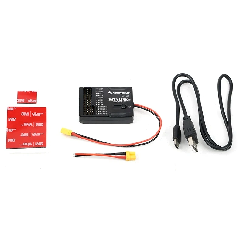 Détail du connecteur du module Hobbywing Datalink V2 pour mise à jour firmware et lecture données vol.