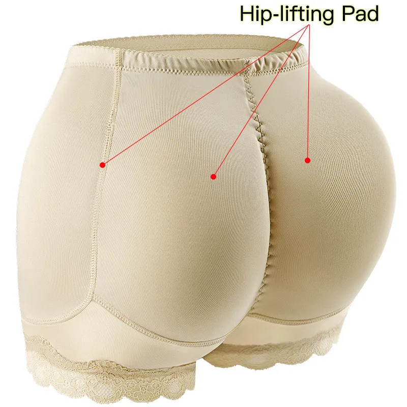 Women 4pcs Pads Enhancers Fake Ass Hip Butt Lifter Shapers Control Panties Padded Slimming Underwear Enhancer Hip Pads Pant target shapewear