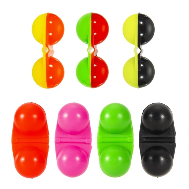 10Pcs/pack ABS Double Rattle Rattle Beads Portable Sea Fishing