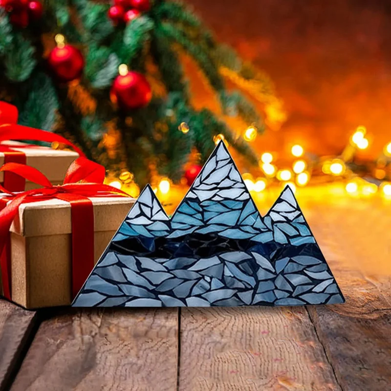 

Mountain Range Mosaic DIY Kit Mosaic Craft Kit DIY Mosaic Kit Birthday Gift Fun DIY Art And Craft Supplies Stained
