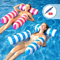New Inflatable Mattresses Water Swimming Pool Accessories Hammock Lounge Chairs Pool Float Water Sports Toys Float Mat Pool Toys 1