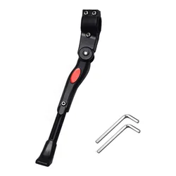 Adjustable Bicycle Kickstand for Mountain and Road Bikes (Black)