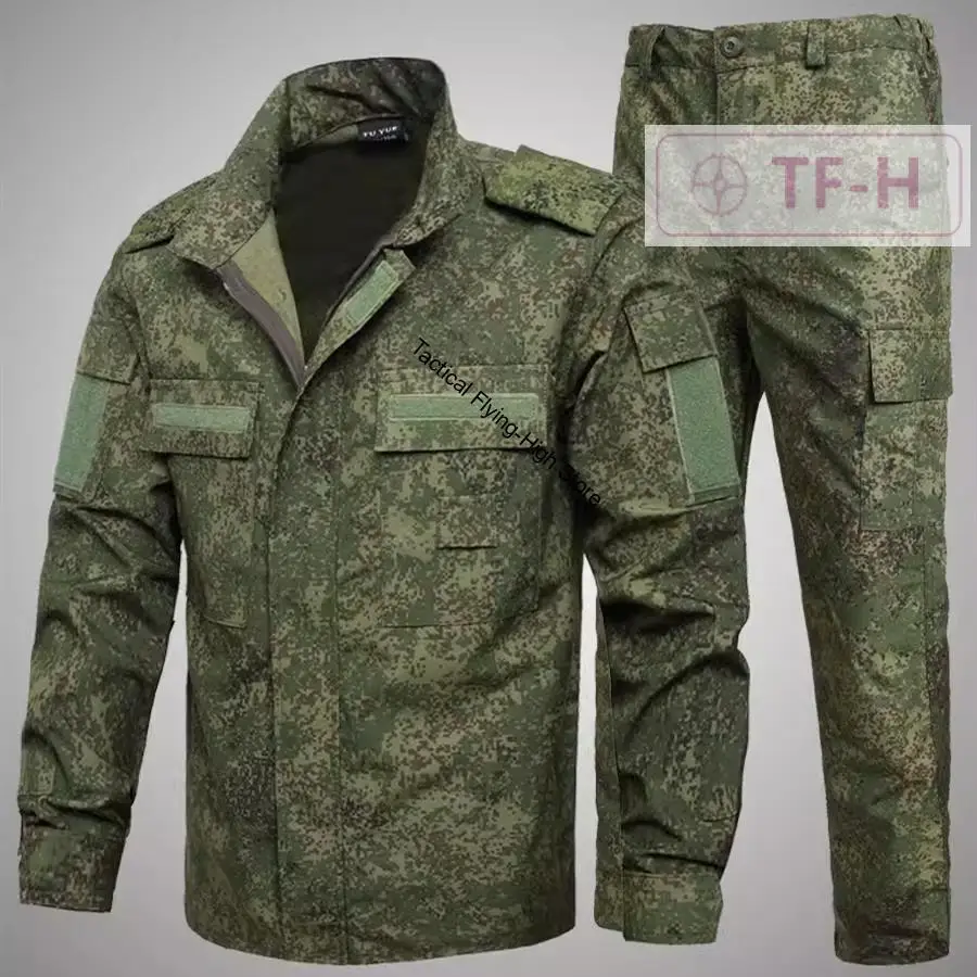 Combinaison camouflage EMR vert pêche veste pantalon airsoft chasse vêtements extérieur