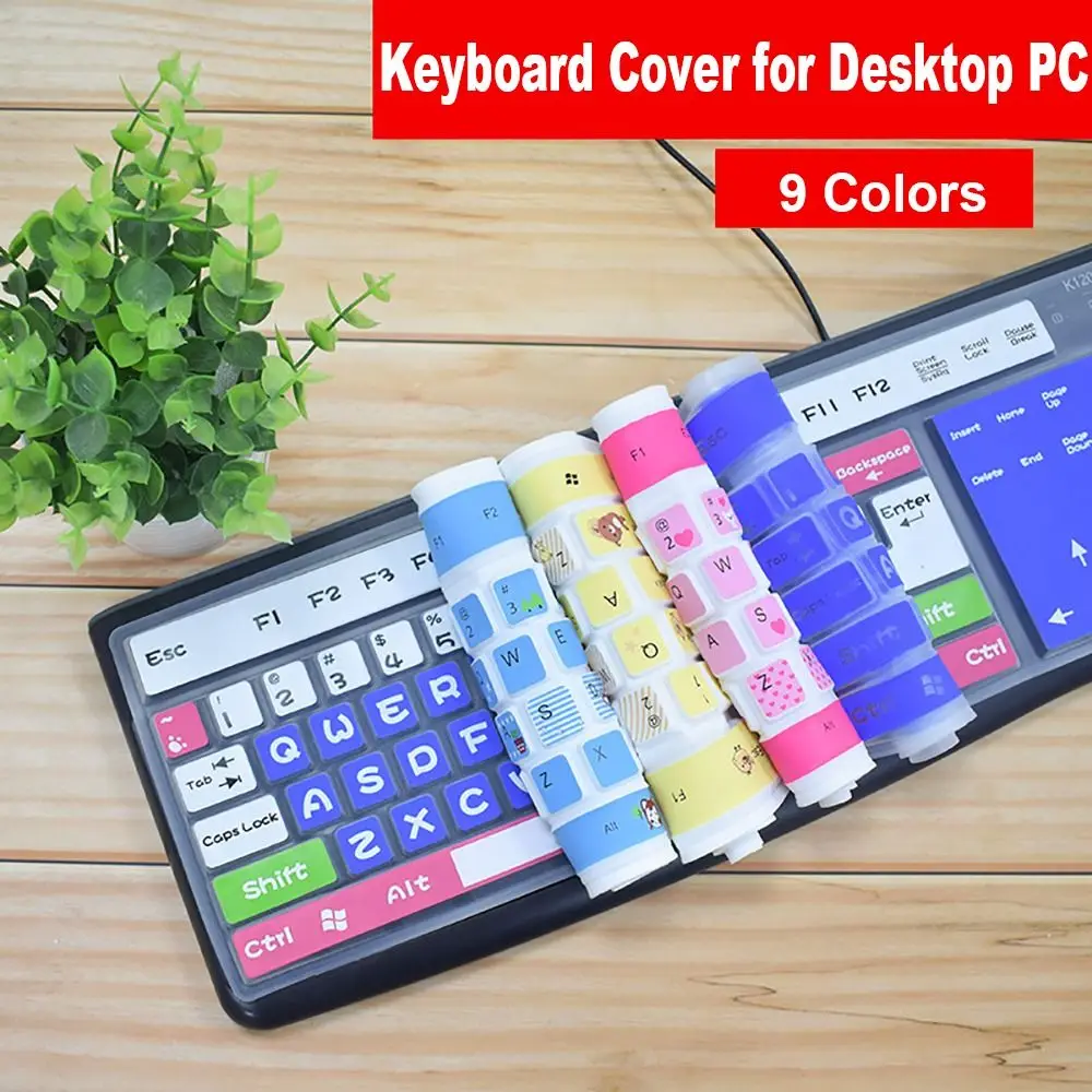 Waterproof Computer Universal Silicone Keypad Protector Skin for Desktop PC Protective Film Keyboard Cover