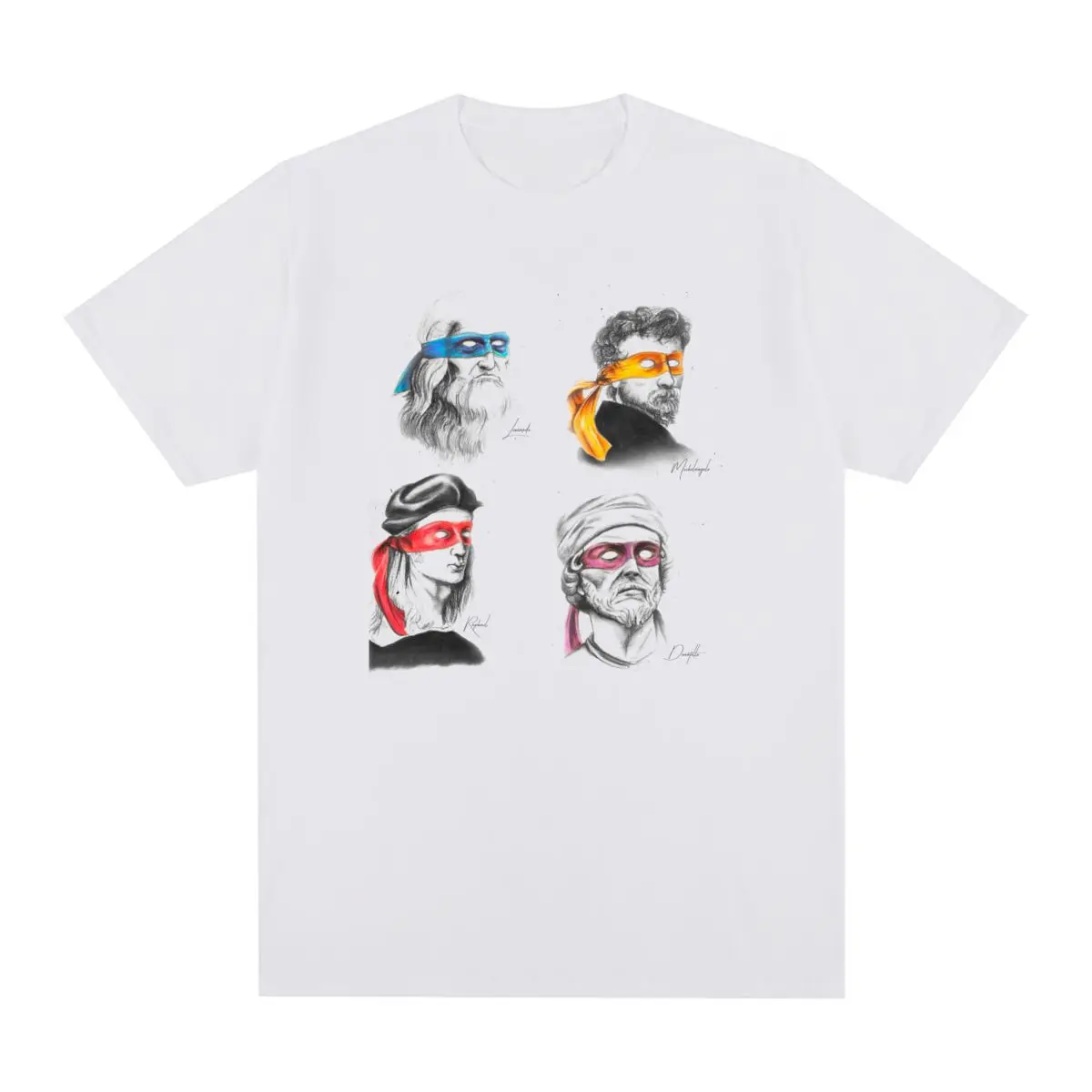 Leonardo Raphael Donatello 242 Scientists Mutant Ninja T-Shirt Turtles Cotton Men T Shirt New Tee Tshirt Womens Tops