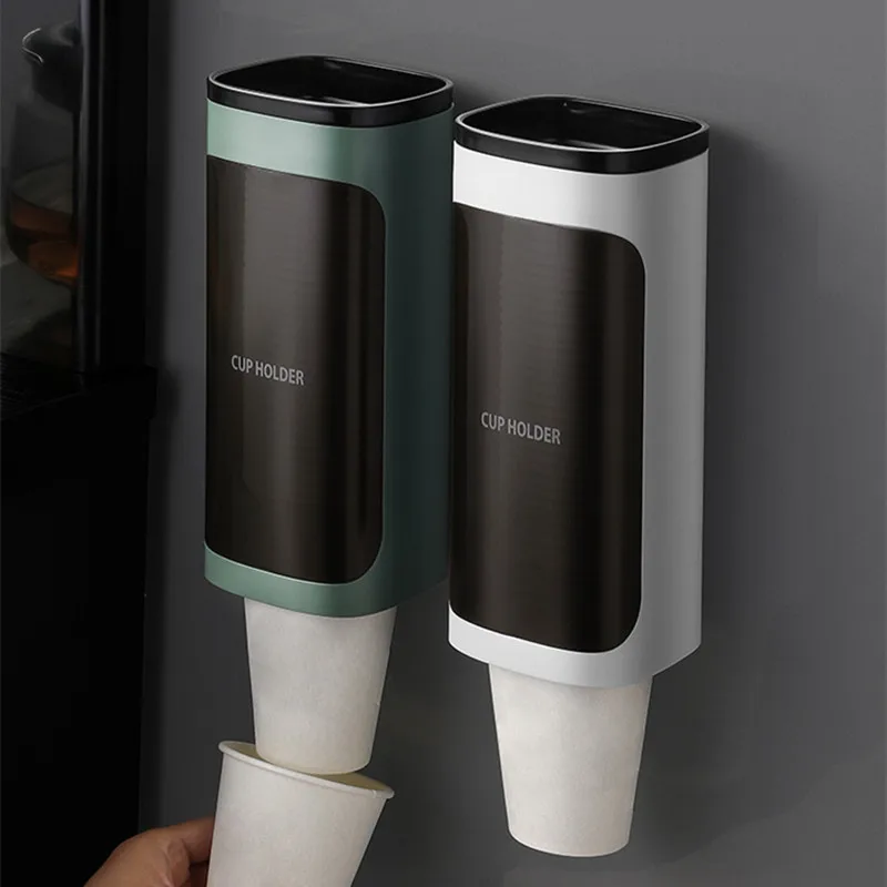 Water Dispenser Storage Paper Cup Holder Paper Cup Holder Storage Rack Taker Automatic Dropper Organizer