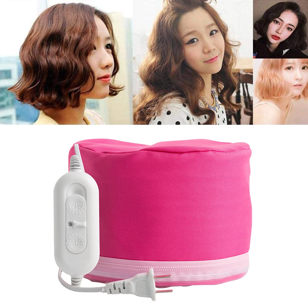 Hair Steamer Cap Hair Heat Treatment Cap with 3 Level Temperature Control 220V with Intelligent Protection for Spa Home Use