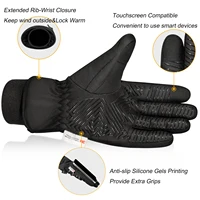 Water-resistant Winter Gloves 3M Thinsulate Touchscreen Thermal Outdoor Snowboard Ski Gloves Motorcycle Bike Cycling Gloves Men 2