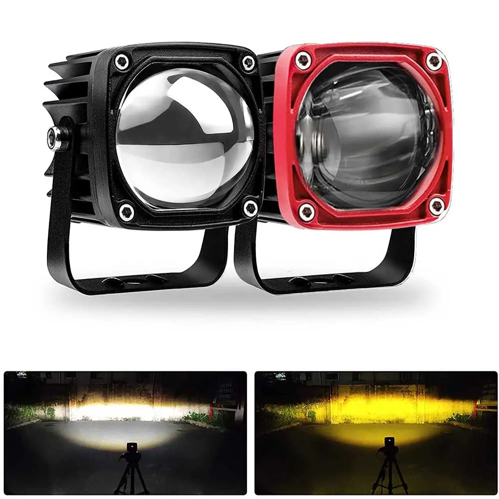 

2PCS Additional motorcycle led lights projector powerful LED auxiliary fog Lamp spotlights 180W 12V 24V for ATV Truck SUV UTV