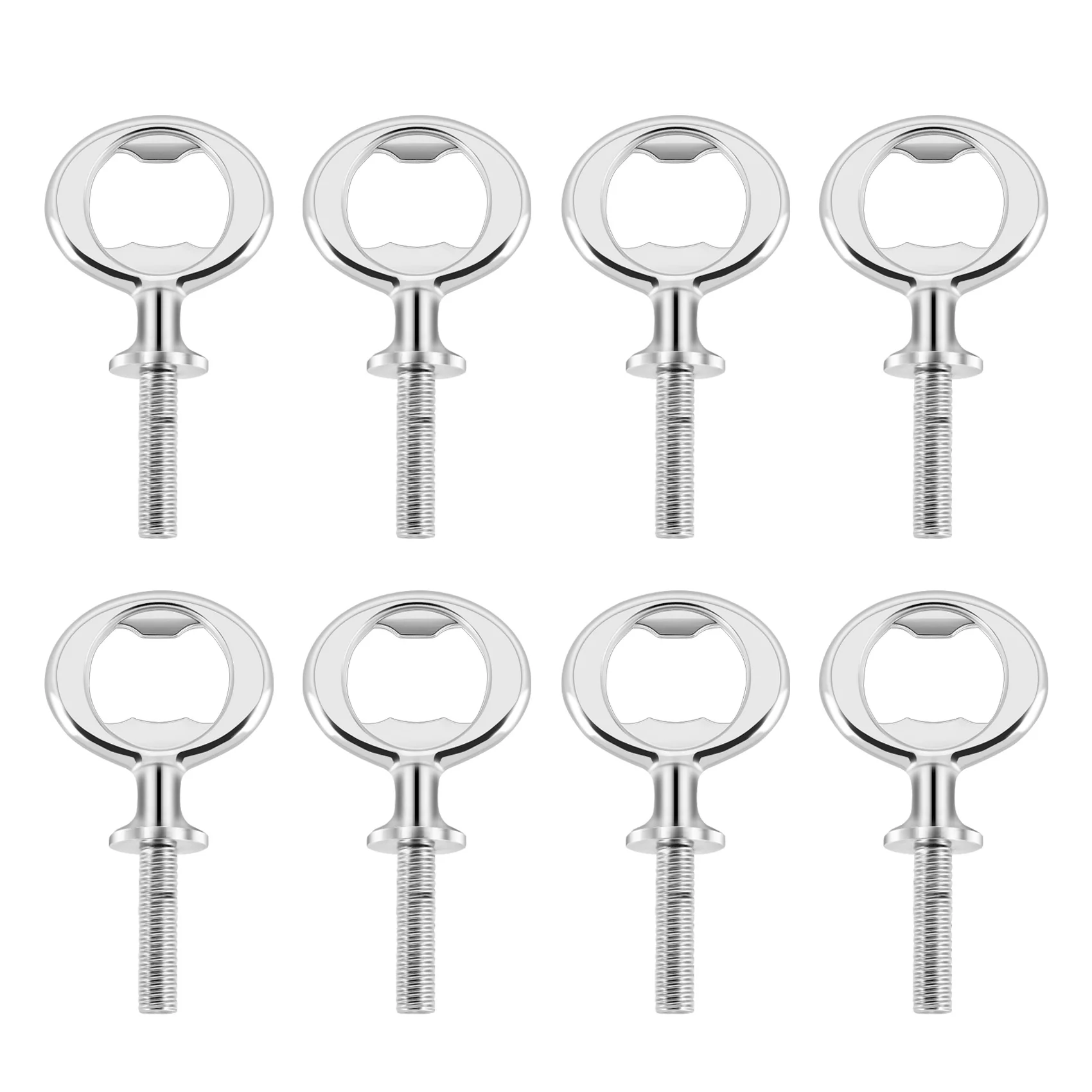 Bottle opener kit 8 Pieces Metal Bottle Opener DIY Craft Beer Blank