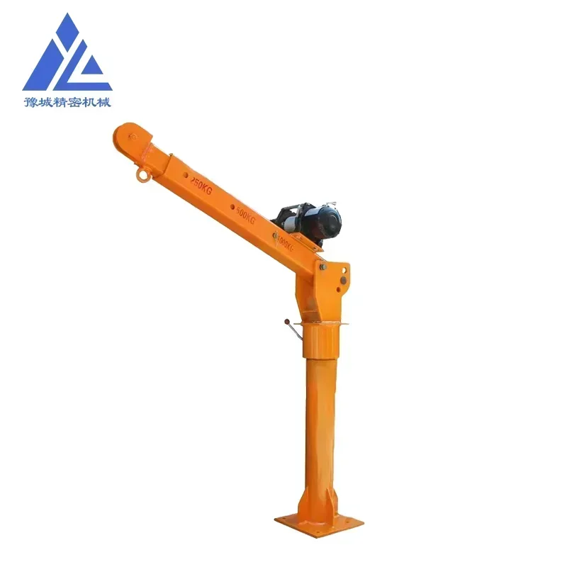 Vehicle-mounted Crane 1 Tons Of Vehicle-mounted Crane Household Remote Control Electromechanical 220v Cantilever Truck Cra