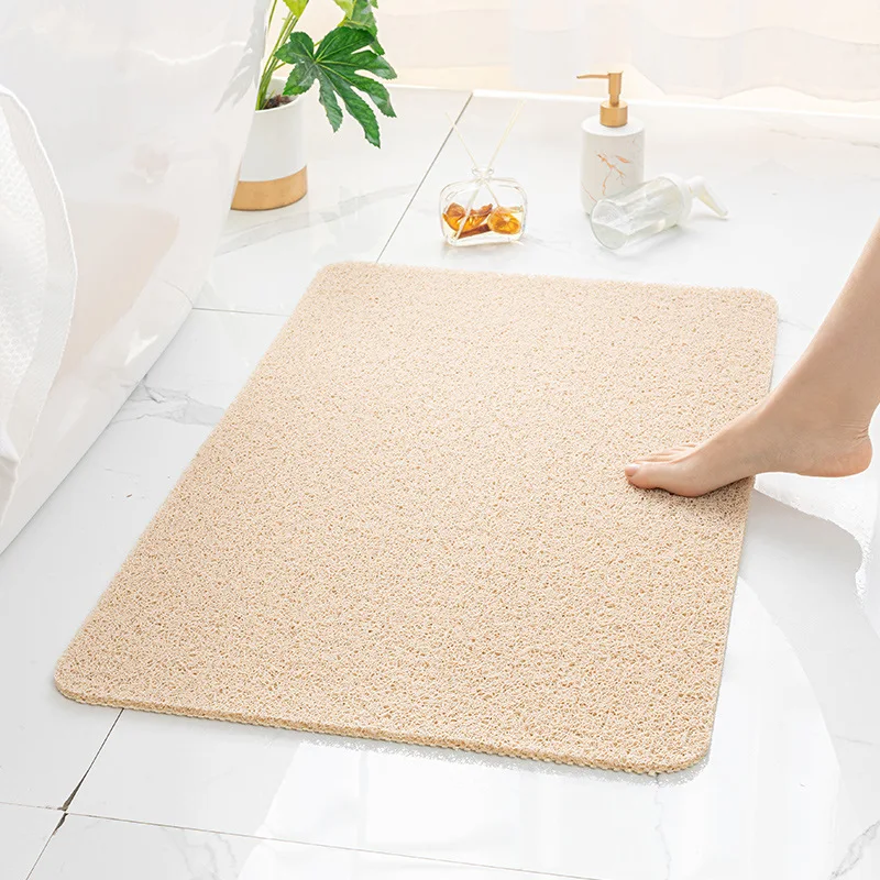 Alfombra de baño antideslizante de 50 cm * 80 cm, alfombra de ducha de  bañera, alfombra de baño de pvc Loofah para áreas húmedas, secado rápido