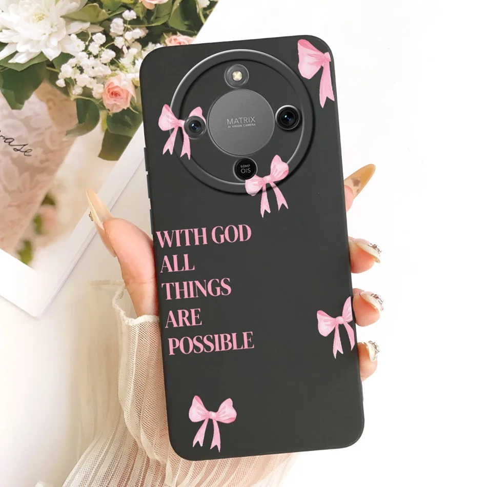 Cute Cat Flower Butterfly Cartoon Shockproof Soft Silicone Phone Case