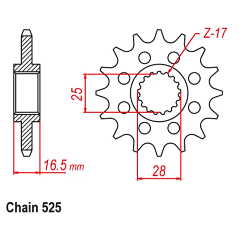 17T/42T Front Rear Motorcycle Sprocket chain For 990 05-09 1050 15-18 1090 17-19 1190 13-16 1290 15-20 Adventure 950 LC8 03-08