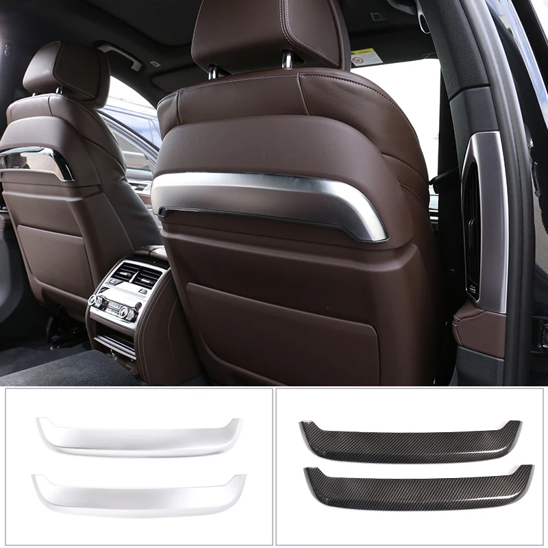 

ABS Carbon Fiber/Chrome for BMW 7 Series G11 G12 2016-2020 Seat Back Frame Trim Panel Car Interior Modification Accessories