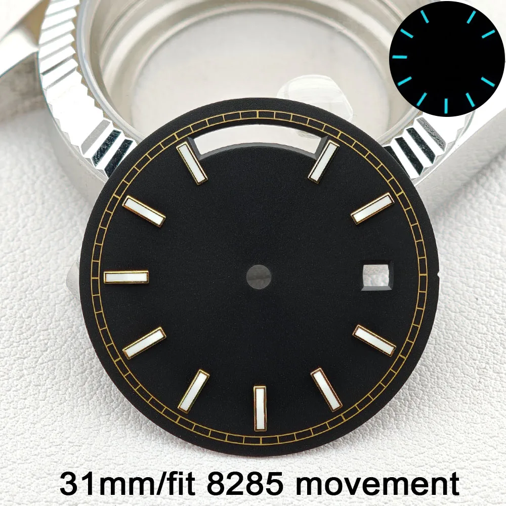 Luminous Blue-Green Dial with Dual Calendar - Watch Accessory