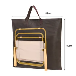 Enhanced Outdoor Folding Chair Storage Bag - Waterproof Carrying Case for Picnic and Lounge Essentials (88x90cm with zipper)