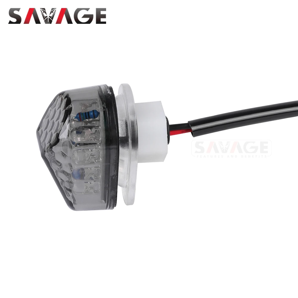 2025 MT07 Front Rear Turn Signal Blinker Light For Yamaha MT-07 MT 07 Y-AMT 2021-2026 Flush Mount Micro Indicator Flasher Lamp