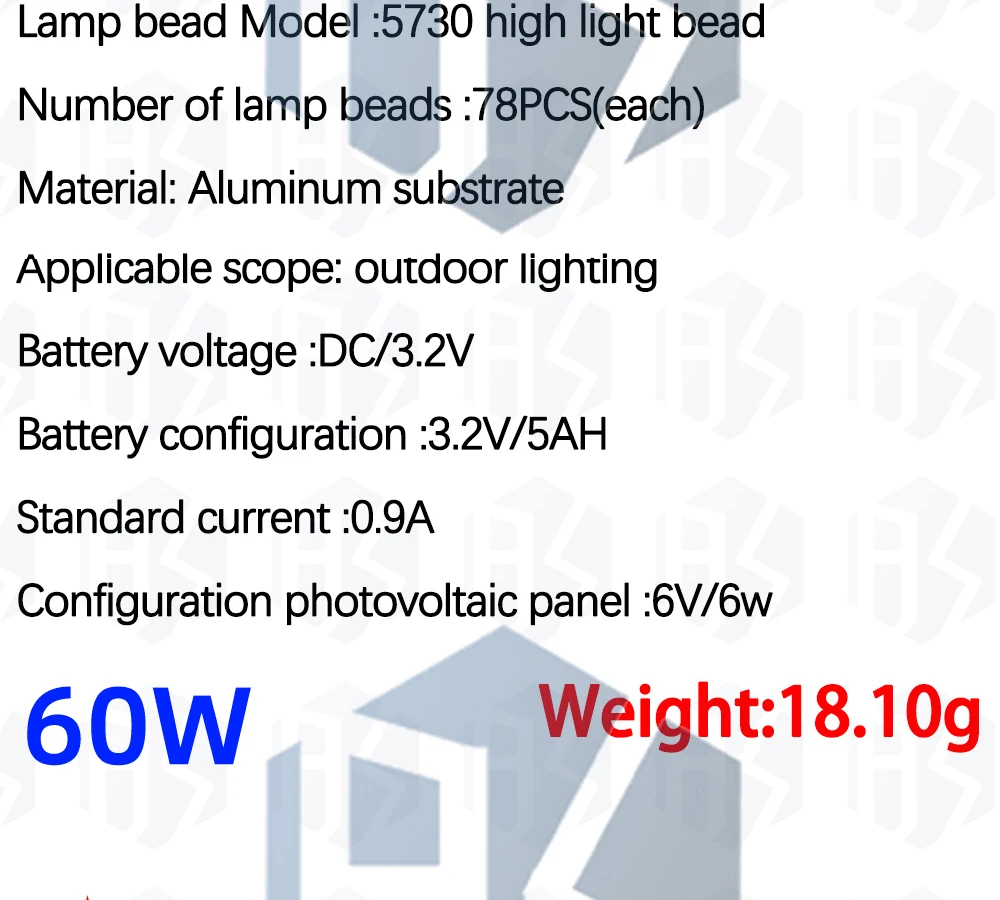 1~10PCS 25W 40W 60W 100W LED Outdoor Solar-Energie 5730 Hochhelligkeits-LED-Perlenlicht Integrierte Lichtquelle Lichtpanel-Steuerung – Detail 7