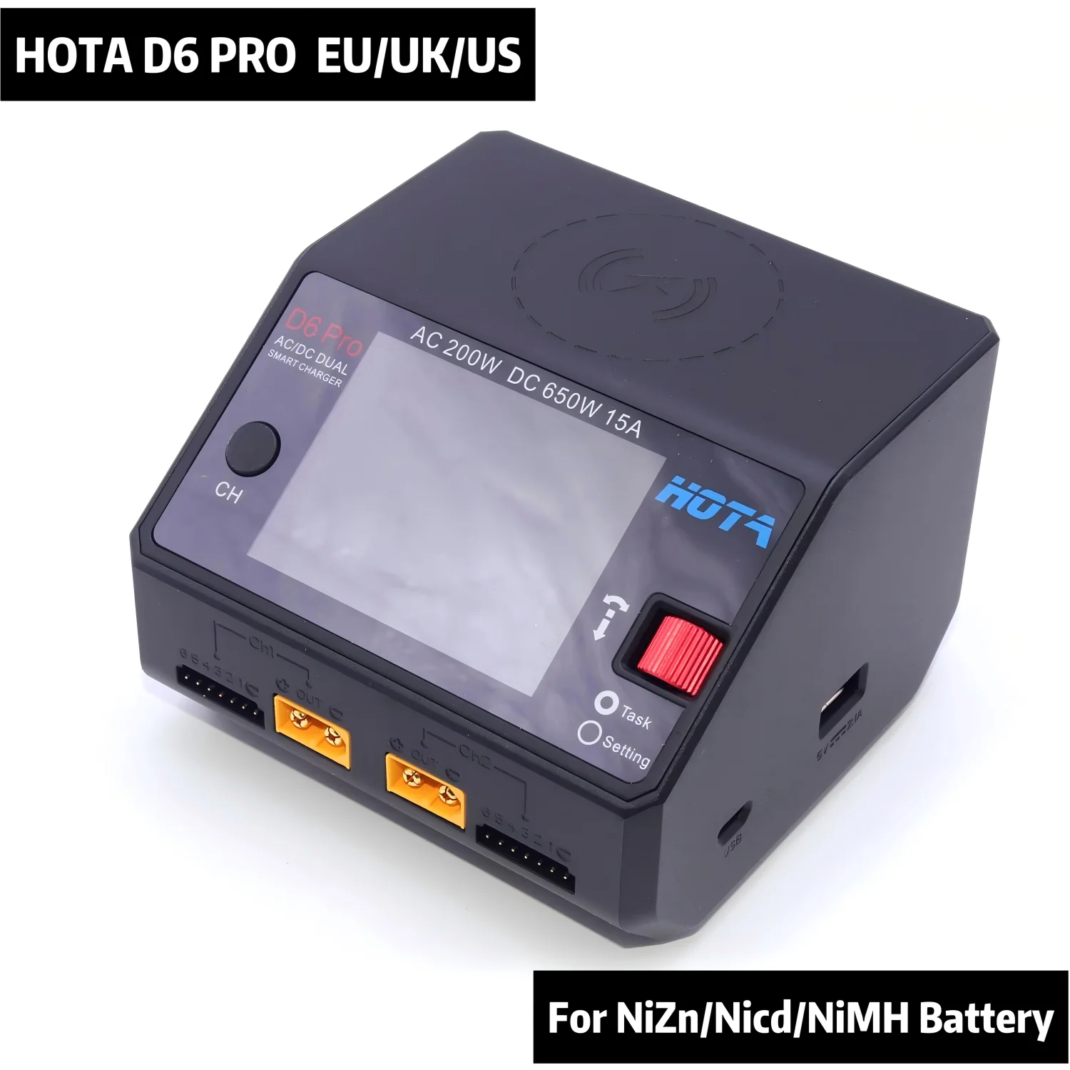 HOTA D6 PRO DC 6.5-30V AC100-240V battery charger ，balanced battery charger，charger dc，hota d6 dcbattery charger charger hota thumbnail 2