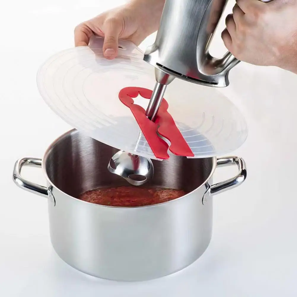 

Durable Silicone Blender Cover Kitchen Silicone Mixer Splatter Guard with Handle Anti-splash for Hand for Cooking for Kitchen