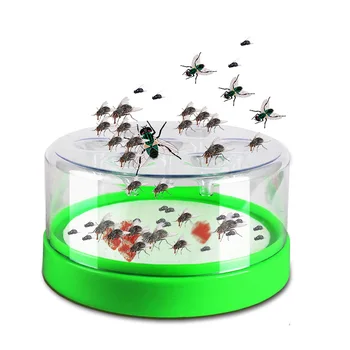 1 pcs Newest High Quality Reusable Clear Fruit Fly Catcher Flies trap Flying Attractants Trap