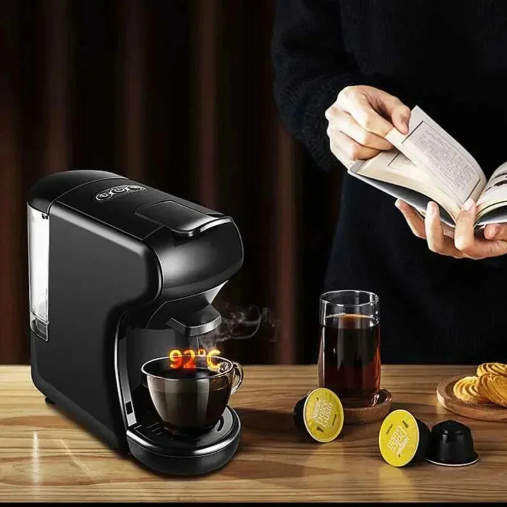 220V 1450W 0.6L19bar Italian Capsule Coffee Maker Multi-function Portable Office Commercial Small Household American Coffee Pot 2