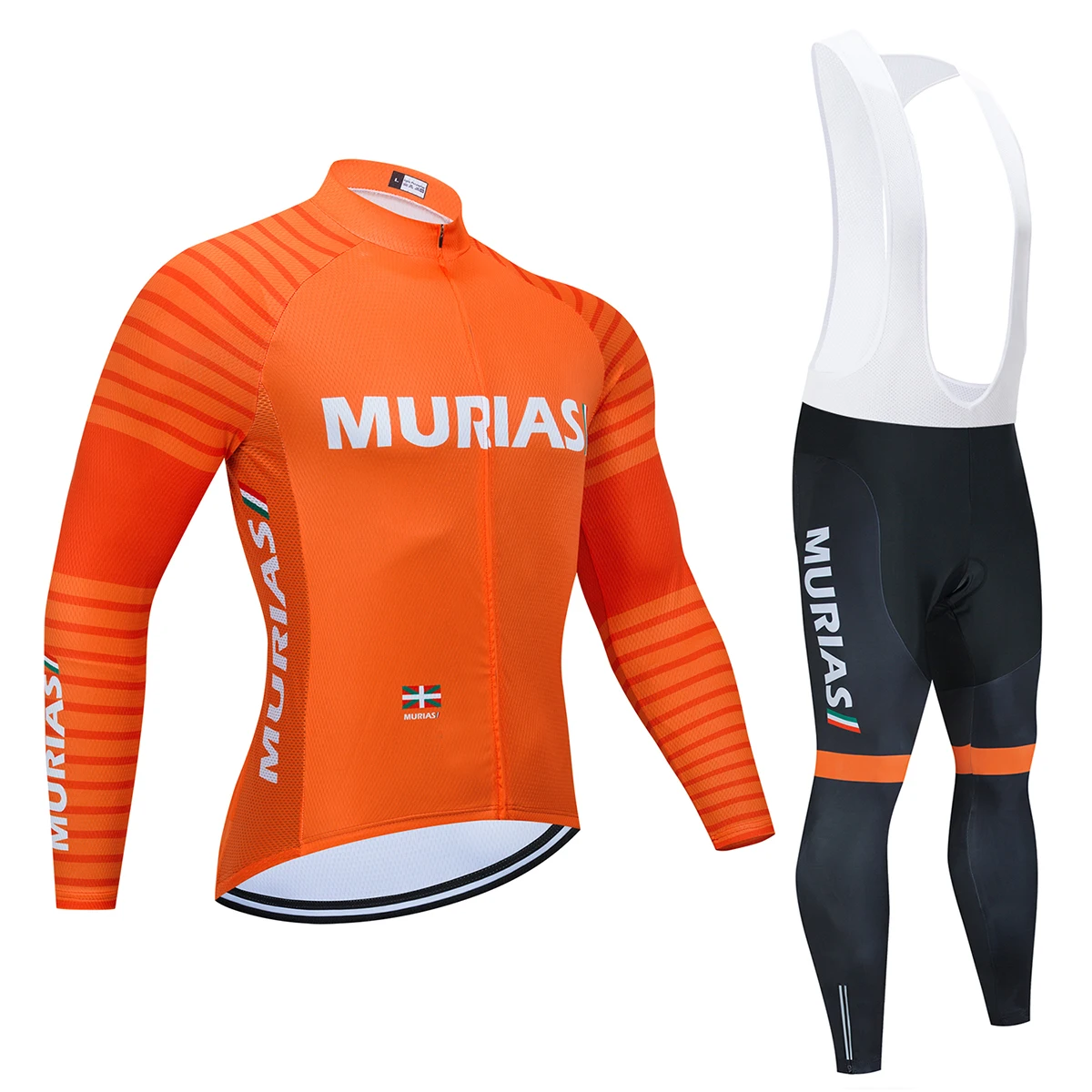 2023 Team MURIAS Cycling Jersey Set Long Sleeve Autumn Bike Cycling Set