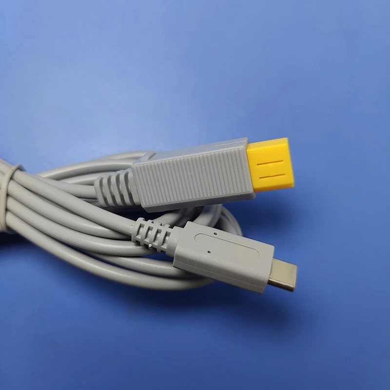 WII WII U 호스트 충전 케이블 코드 수리 액세서리용 1PC 2M 회색 PD 전원 케이블