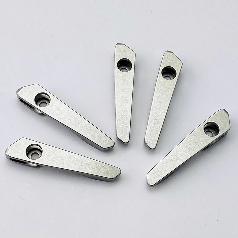 

1piece Titanium Alloy Back Integrated Clip Folding Knife Pocket Back Clamps For ST SMF/SNG Folding Knife DIY parts Accessories