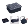 30-Bottle Large Capacity Nail Polish Organizer - Portable Stylish Makeup Bag with Removable Dividers, Holds Up to 15ml/0.5fl.oz 3