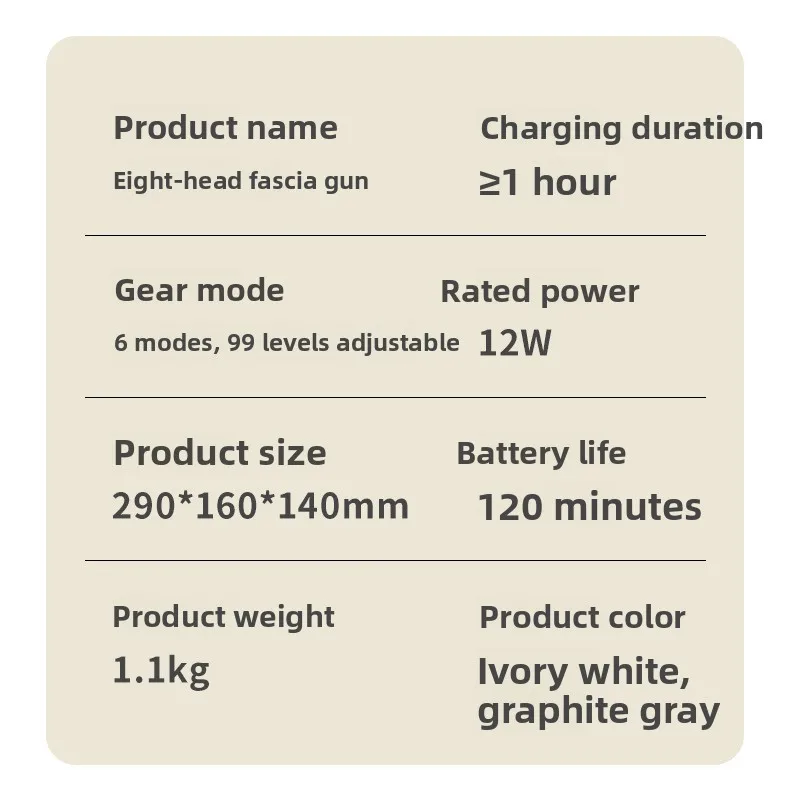 16-Head Fascia Gun Multi-head Massager Deep Relaxation of Waist and Back Muscles 16-head Massager