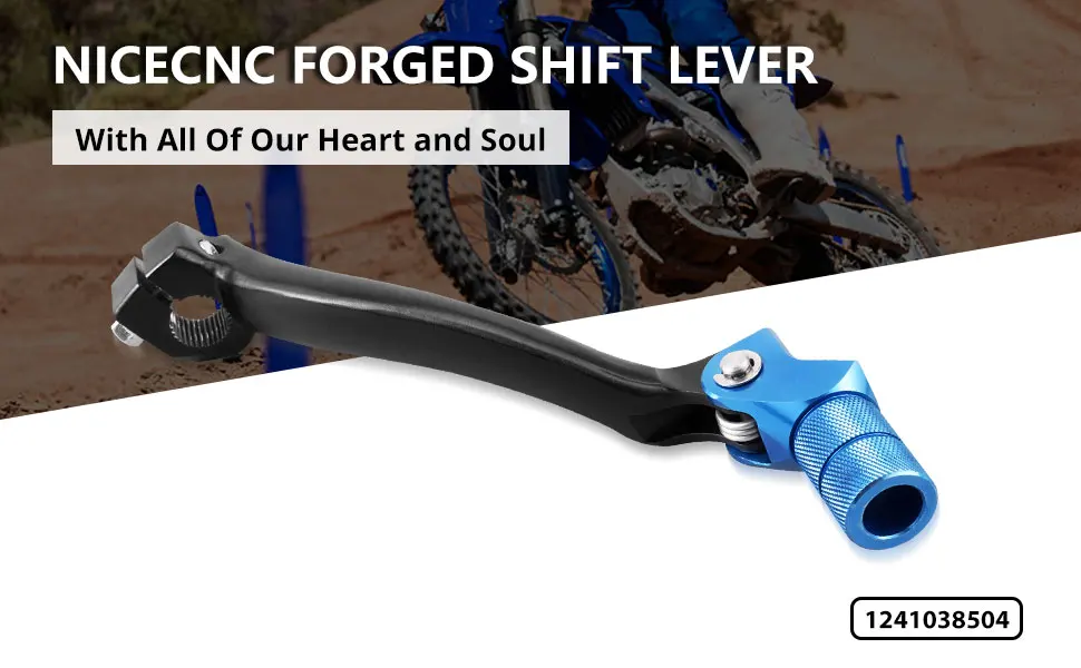 NICECNC Für Yamaha WR250F 2020–2023, geschmiedeter Bremspedalhebel und Schalthebel, YZ250F 2014–2023, YZ250FX 2016–2023 – Detail 2