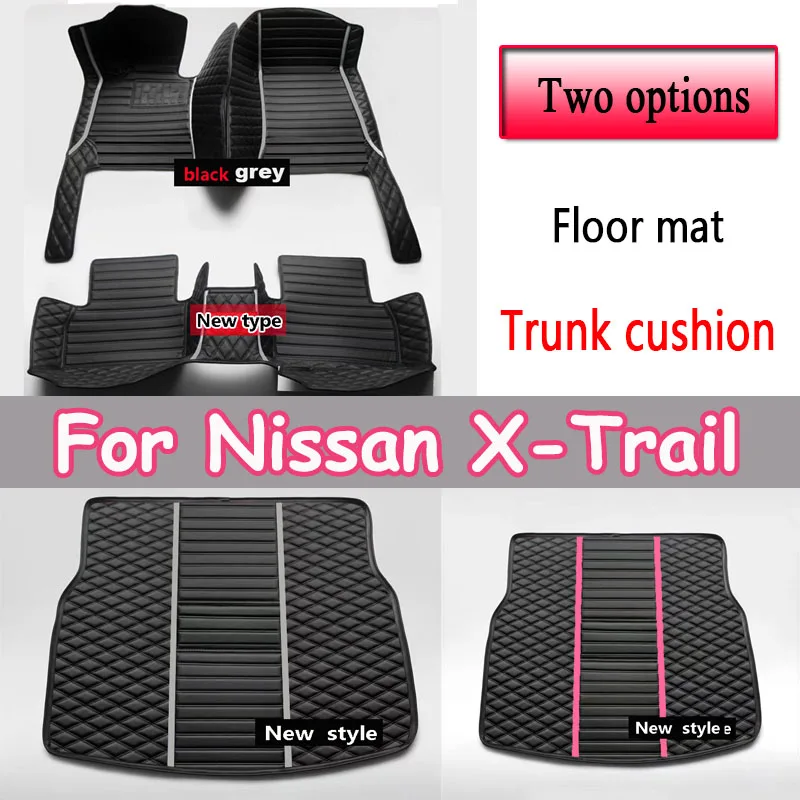 

Car Floor Mats For Nissan X-Trail xtrail Rogue 2023 2022 2021 2020 2019 2018 2017 (5 seats) Auto Interior Accessories Carpet Rug