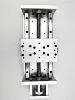 ZBX150 200mm CNC Linear Stage Motion Actuator X/Y/Z Axis Cross Sliding Table Double Linear Slide Rail Guide 1605 Ballscrew 3